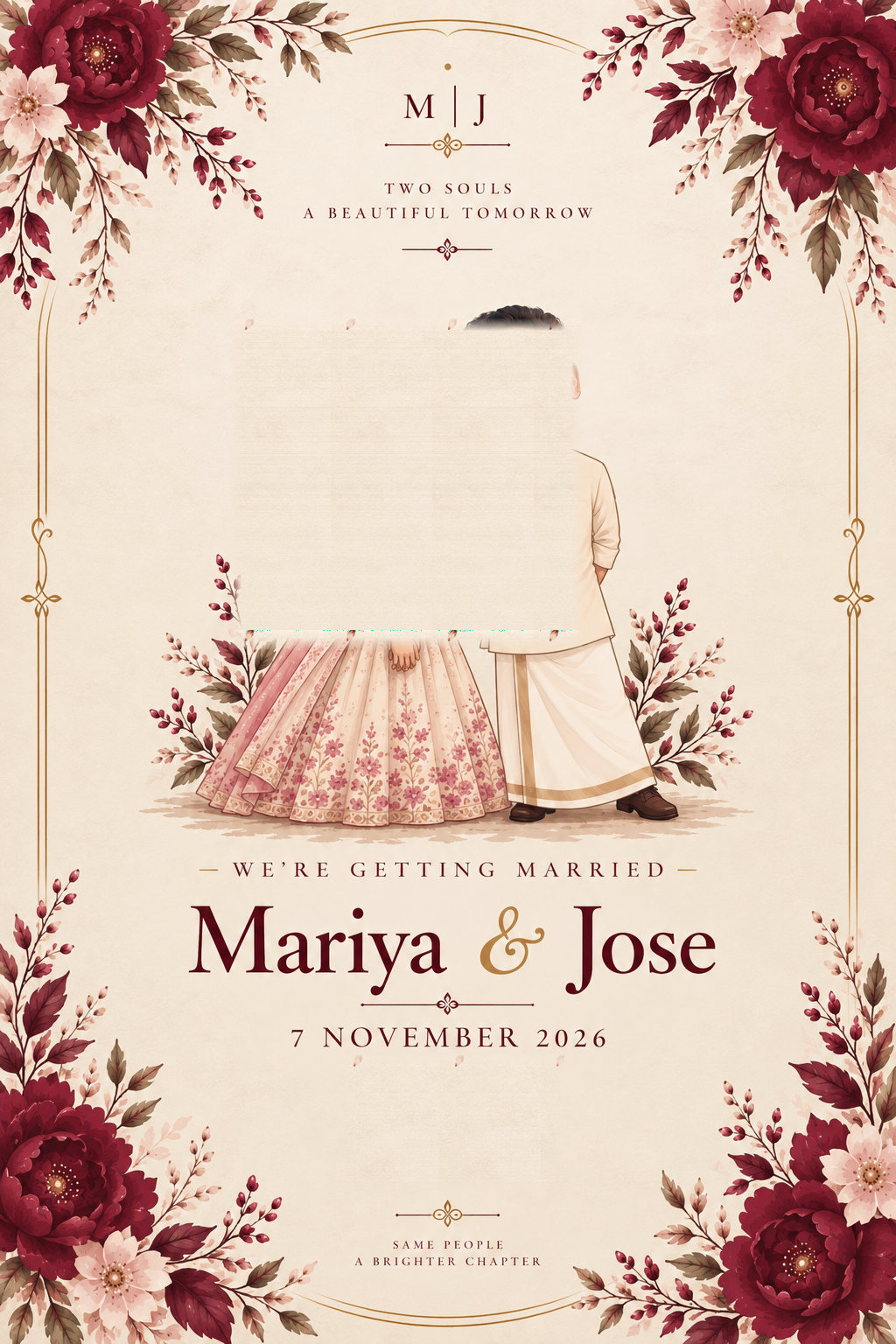 Mariya & Jose — we're getting married, 7 November 2026.